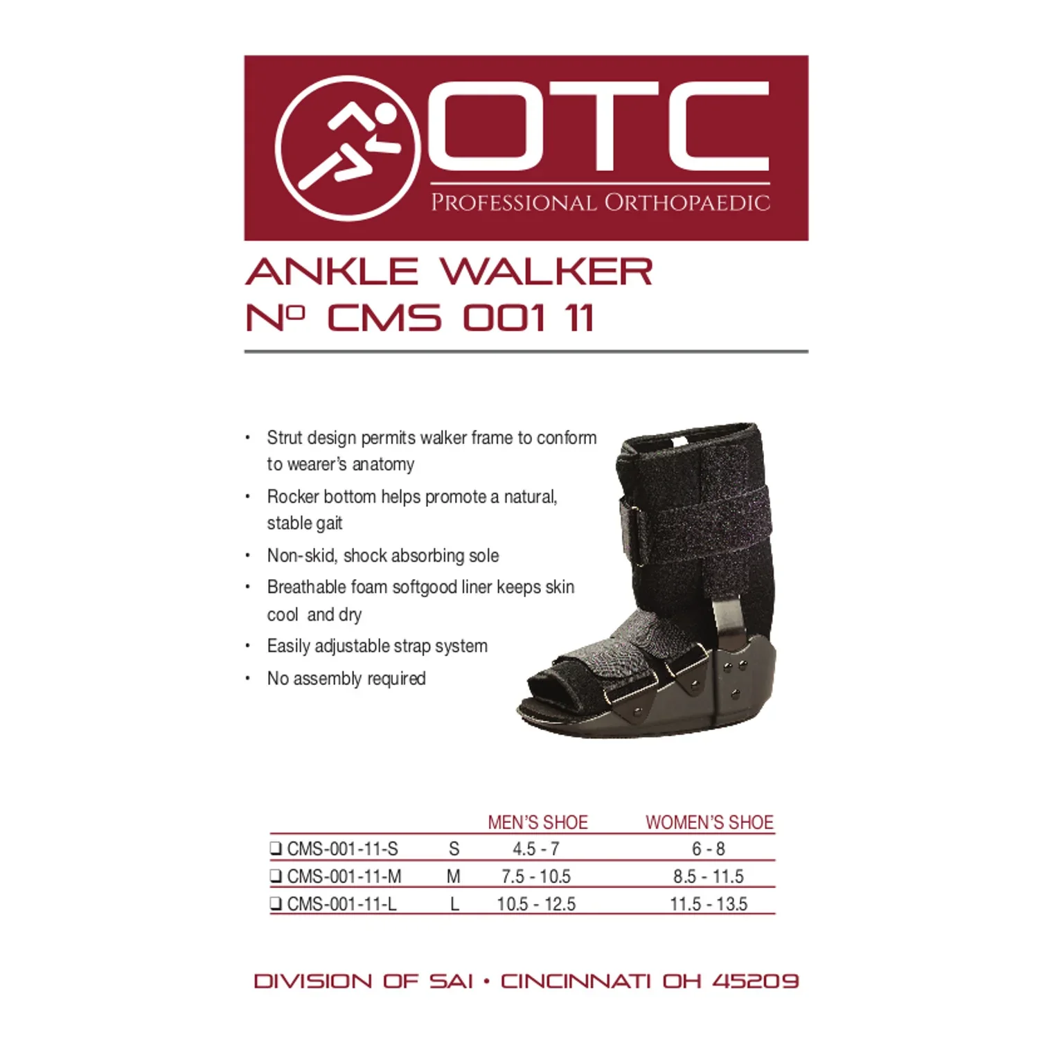 WALKER BOOT VALU LOW #CMS-001-11 - Image 3